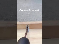 ผู้ผลิต การประทับแบบกําหนดเอง การตกแต่งรูป L โลหะมุมมุม