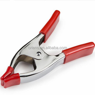 คุณภาพ  Metal Spring Clip Clamps 2 4 6 Inch Spring Tent Crocodile Clamp Pointed Mouth Electrician โรงงาน