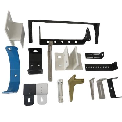 ODM OEM Custom Metal Bracket สแตนเลส อลูมิเนียม แผ่นสีดํา