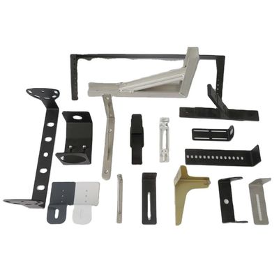 ODM OEM Custom Metal Bracket สแตนเลส อลูมิเนียม แผ่นสีดํา