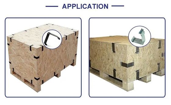 โลหะคาร์บอน Stamping Punching Powered Zinc Plated Sheet Clamps Crate Clips เครื่องจับแผ่น