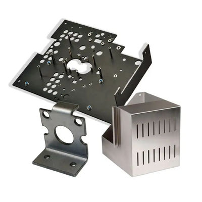การบิดแผ่น CNC ตามสั่ง เลเซอร์ตัดชิ้นส่วนโลหะ Stamping Steel Aluminum Sheet Metal Punching