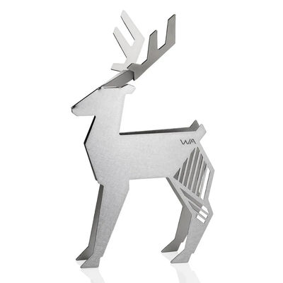 OEM ส่วนผสมโลหะที่กําหนดเอง ลายเซอร์ตัดส่วนบุคคล การบิดทองแดง Origami Bull Sculpture ศิลปะโลหะที่ทันสมัย