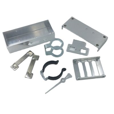 อลูมิเนียมทองแดง เหล็กคาร์บอนไร้สแตนเลส Stamping Punching CNC เลเซอร์เลสเลส Powered Zinc Plated Sheet Clamp & Brackets