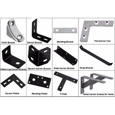 Wall Mount Angle Bracket สแตนเลส โลหะมุมบราคเกตสําหรับไม้