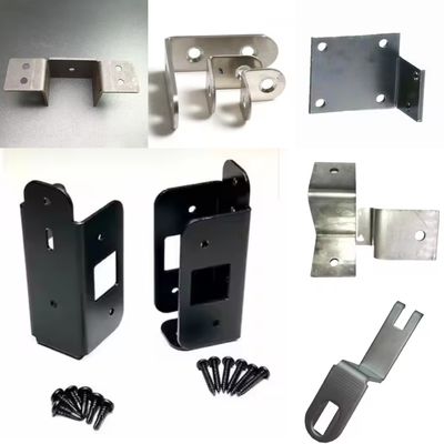OEM Custom Corner Bracket 90 องศา สแตนเลส มุมติดตั้ง Bracket Sheet Metal Stamping Bracket รูปทรง L