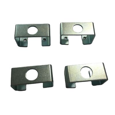 OEM Custom White Zinc Plating Carbon Steel Stamping Parts สําหรับการใช้ในอุตสาหกรรม