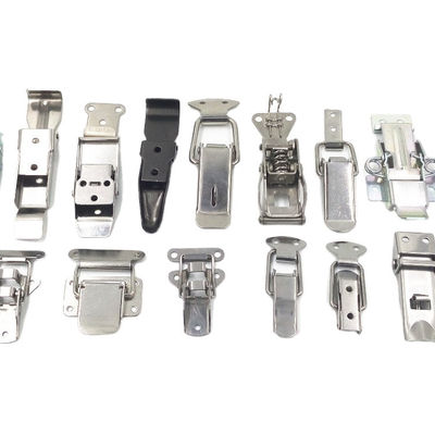 สแตนเลส 304 Toggle Latch Nickel Plated Zinc Finish Spring Loaded Box Clamp Lock สินค้า Hardware