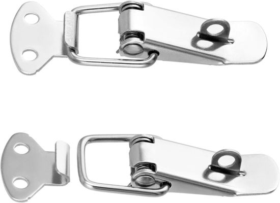 สแตนเลส 304 Toggle Latch Nickel Plated Zinc Finish Spring Loaded Box Clamp Lock สินค้า Hardware