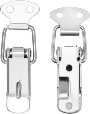 สแตนเลส 304 Toggle Latch Nickel Plated Zinc Finish Spring Loaded Box Clamp Lock สินค้า Hardware