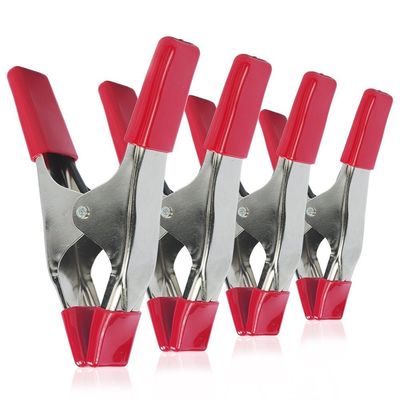 2 นิ้ว 4 นิ้ว 6 นิ้ว เหล็ก Spring Clamps Tent ขาว a Shape Spring Camp รีบล็อค Clamps สําหรับชุดแต่งงาน เสื้อผ้าและเต็นท์