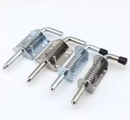 ลดราคาพิเศษ สลักสปริงโหลดสังกะสี กลอนประตูแบบบาร์เรล ขัดเงา ตัวล็อคประตู พร้อมตัวอย่างฟรี