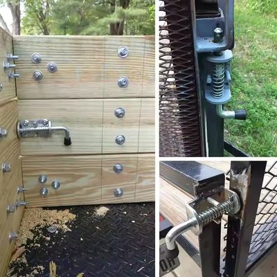 ลดราคาพิเศษ สลักสปริงโหลดสังกะสี กลอนประตูแบบบาร์เรล ขัดเงา ตัวล็อคประตู พร้อมตัวอย่างฟรี