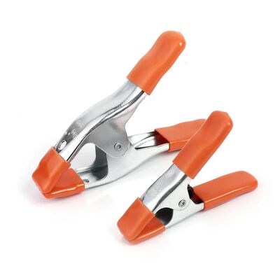 Custom Metal Spring Clamp Tools Hardware Hand Clamps White Metal Clamp 4'' 6'' 9''