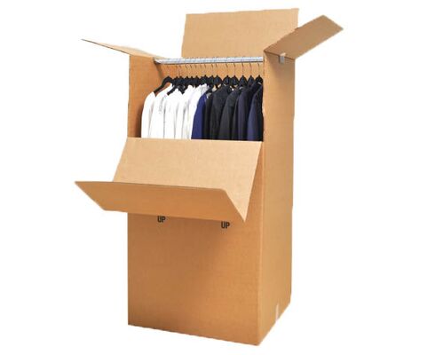 Galvanized Sheet Foldable Moving Closet with Customizable Logo for Portable Wardrobe
