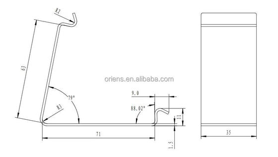 OEM Custom Sheet Metal Stamping Crate Clips Spring Clips สําหรับการติดตั้งกล่องไม้ คลิปที่สามารถนําไปใช้ได้ใหม่และทนทาน